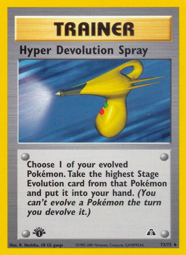 Pokemon Hyper Devolution Spray Neo Discovery