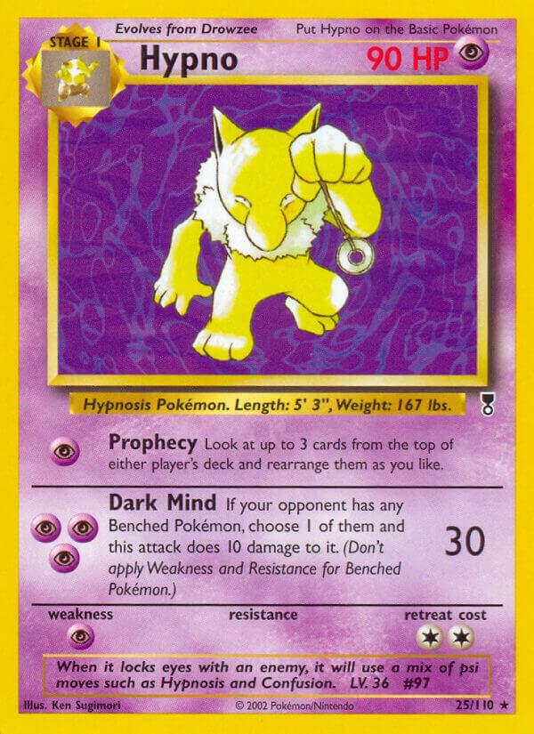 Pokemon Hypno 25/110 Legendary Collection