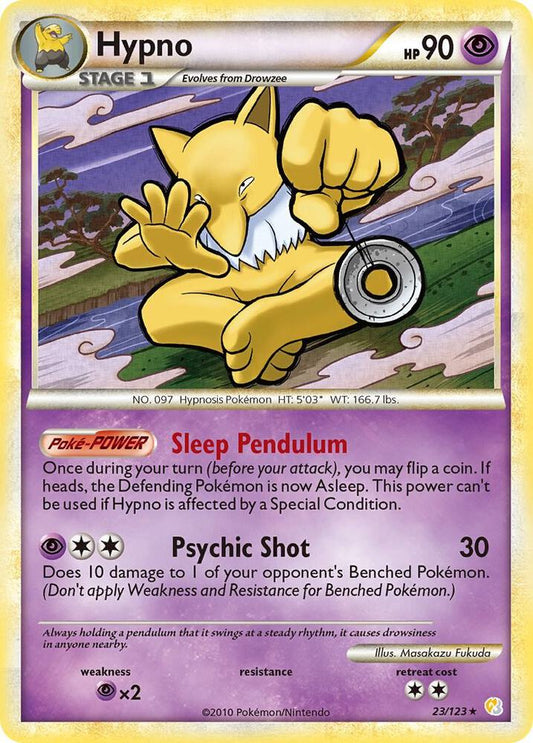 Pokemon Hypno 23/123 HeartGold & SoulSilver