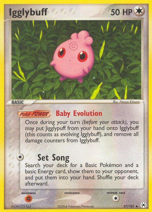 Pokemon Igglybuff 37/101 Hidden Legends