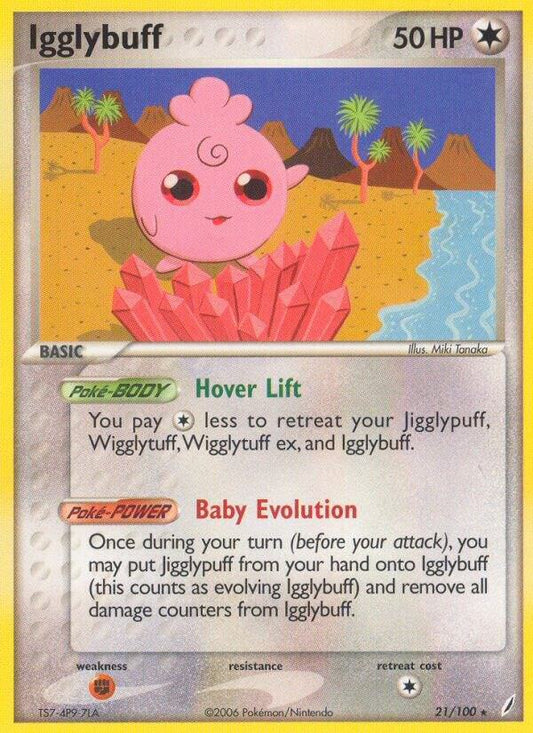 Pokemon Igglybuff 21/100 Crystal Guardians