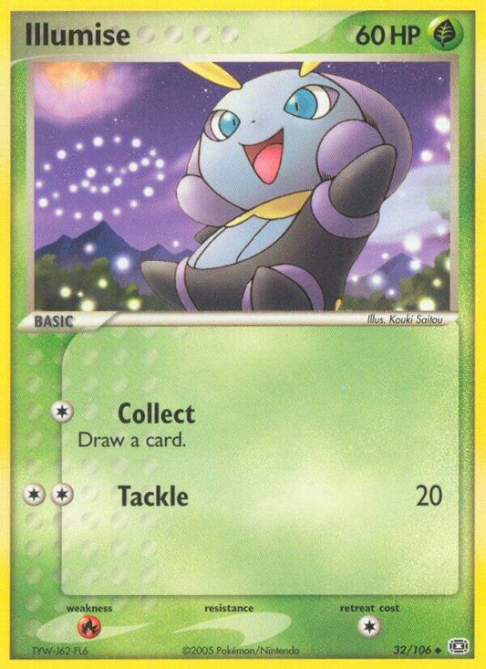 Pokemon Illumise 32/106 Emerald