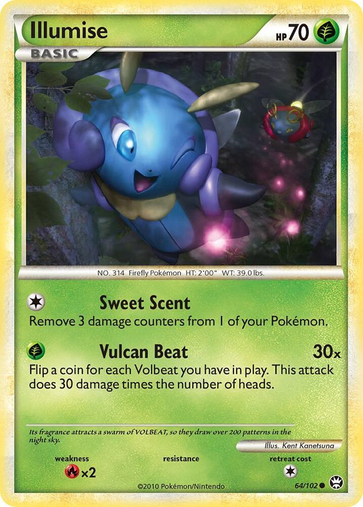 Pokemon Illumise 64/102 Triumphant