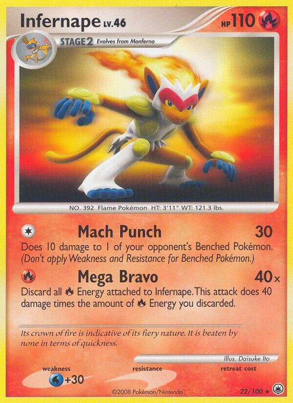 Pokemon Infernape 22/100 Majestic Dawn