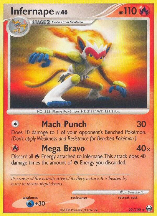 Pokemon Infernape 22/100 Majestic Dawn