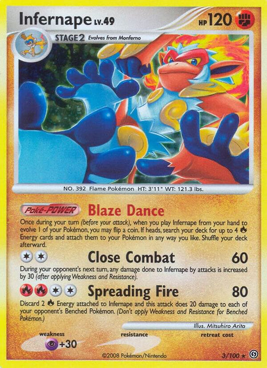 Pokemon Infernape 3/100 Stormfront