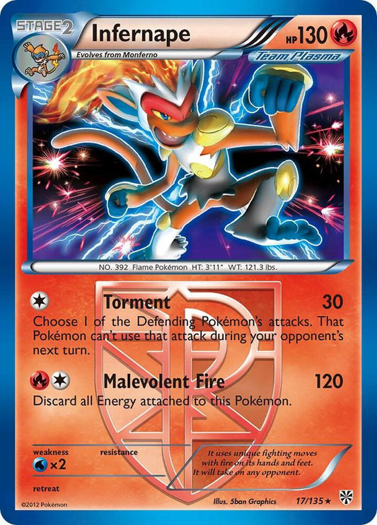 Pokemon Infernape 17/135 Plasma Storm