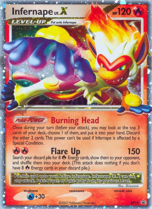 Pokemon Infernape LV.X DP10 Diamond & Pearl Promos