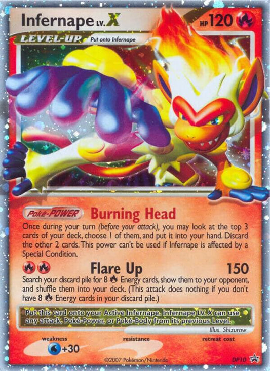 Pokemon Infernape LV.X DP10 Diamond & Pearl Promos