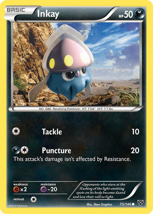 Pokemon Inkay 75/146 XY