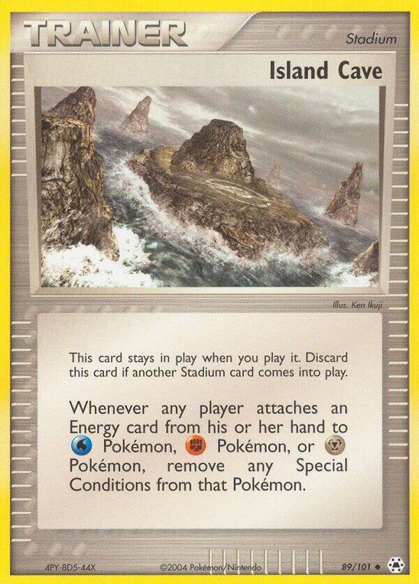 Pokemon Island Cave 89/101 Hidden Legends