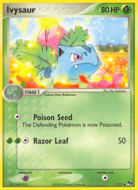 Pokemon Ivysaur 7/17 POP Series 2