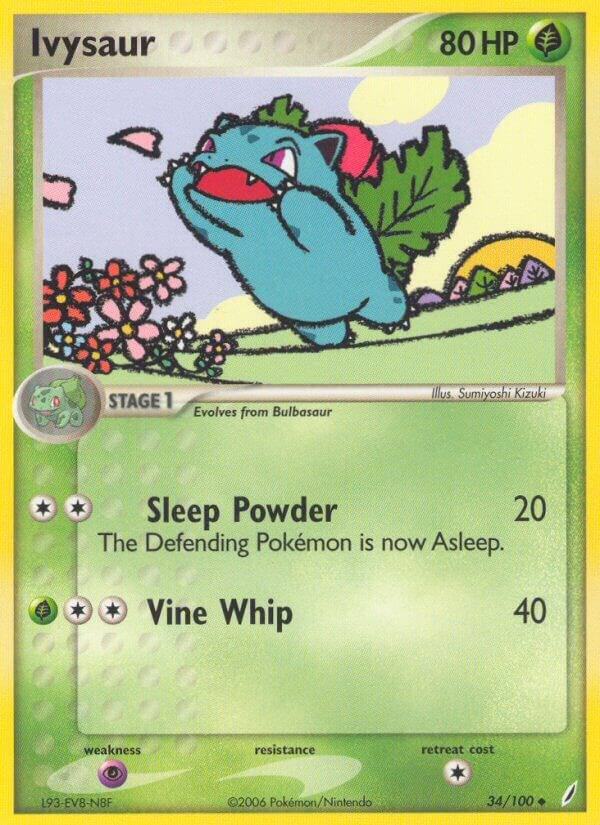 Pokemon Ivysaur 34/100 Crystal Guardians
