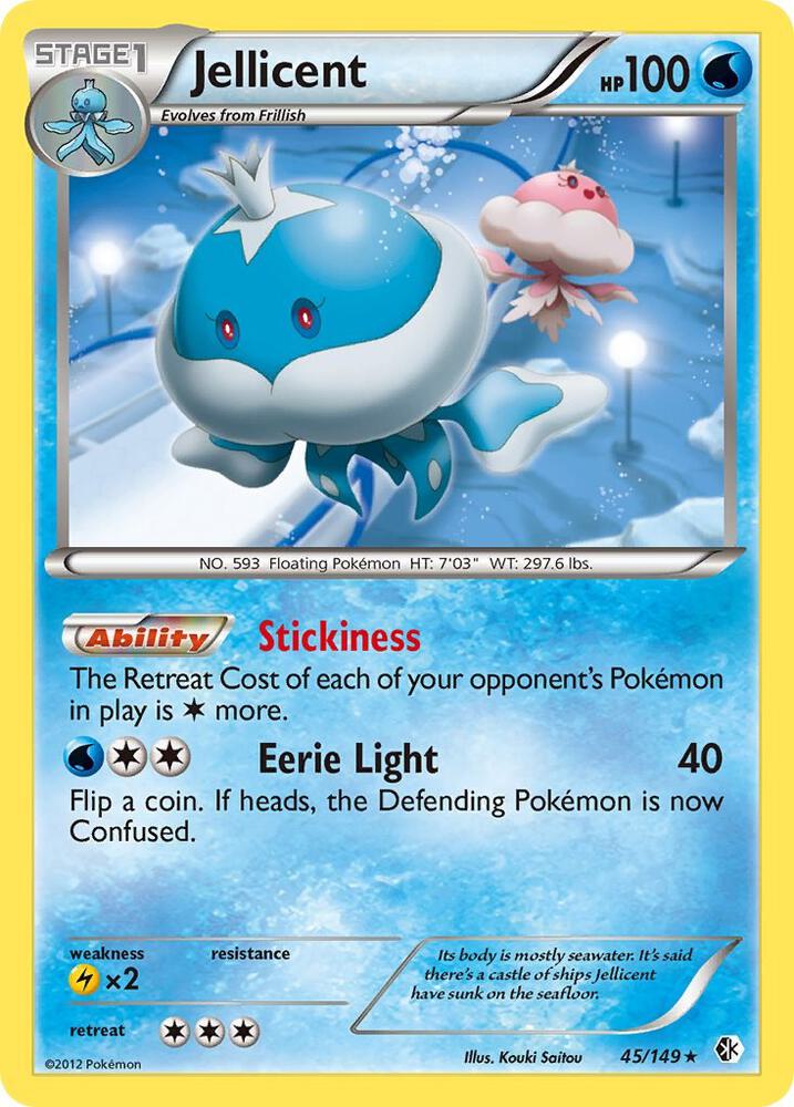 Pokemon Jellicent 45/149 Boundaries Crossed