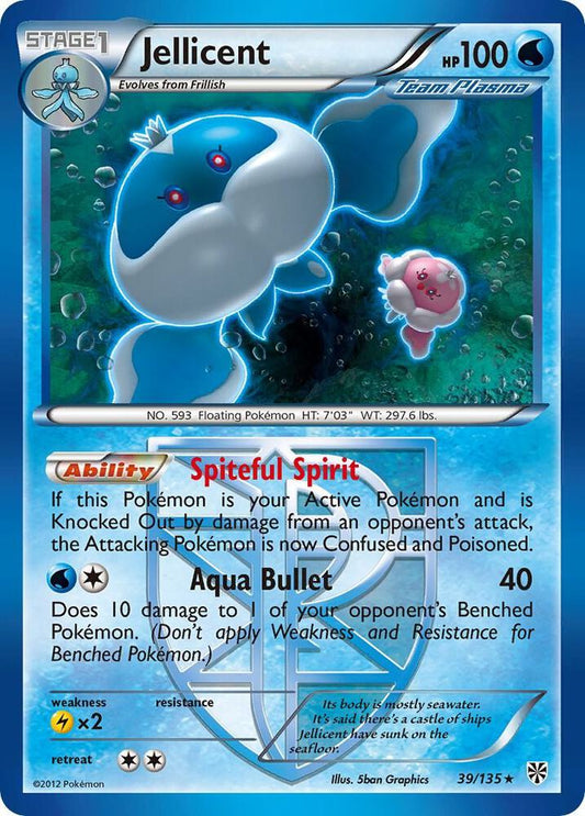 Pokemon Jellicent 39/135 Plasma Storm
