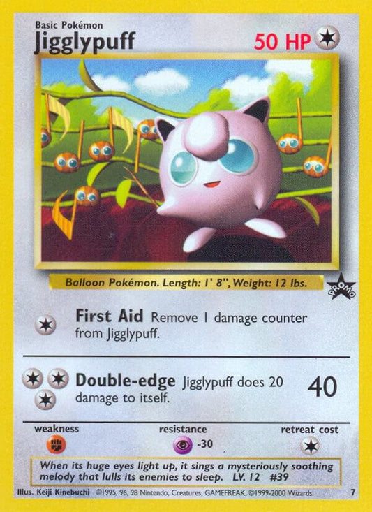 Pokemon Jigglypuff #7 WOTC Promo