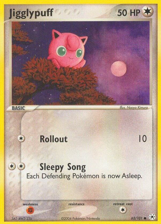 Pokemon Jigglypuff 63/101 Hidden Legends