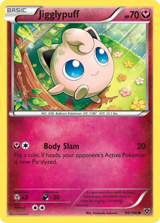 Pokemon Jigglypuff 88/146 XY