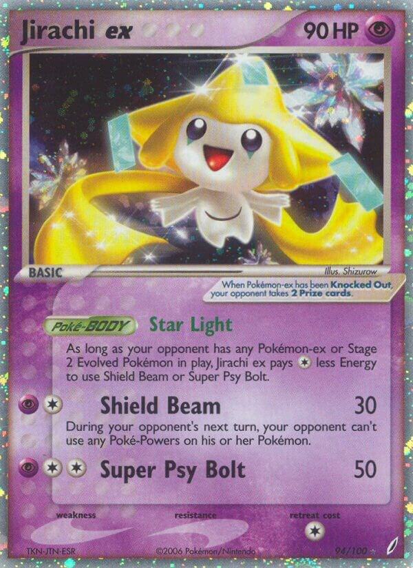 Pokemon Jirachi ex 94/100 Crystal Guardians