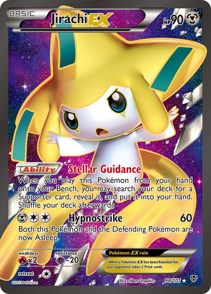 Pokemon Jirachi EX 98/101 Plasma Blast