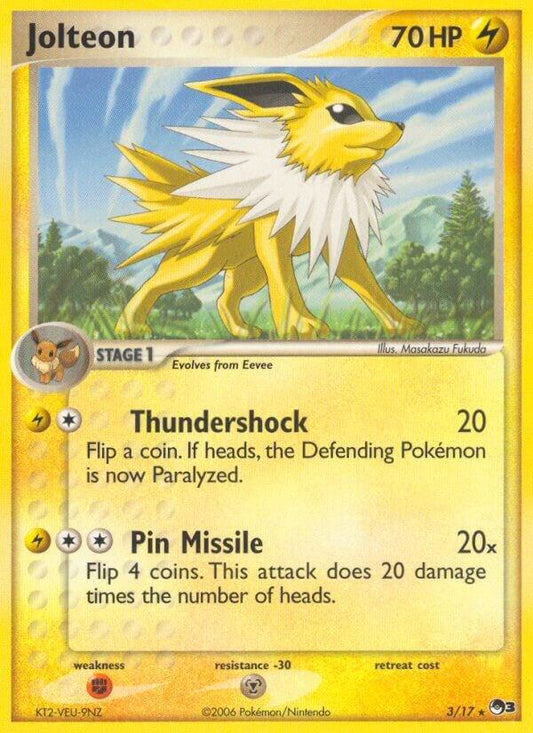Pokemon Jolteon 3/17 POP Series 3