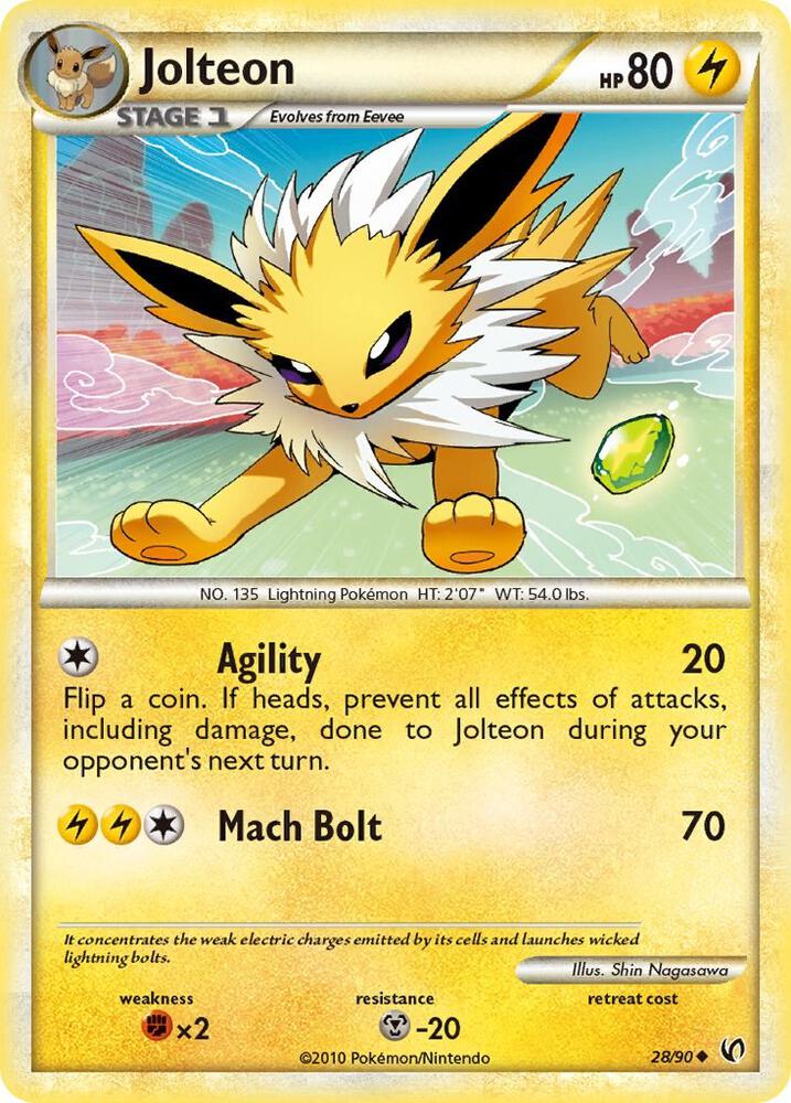 Pokemon Jolteon 28/90 Undaunted
