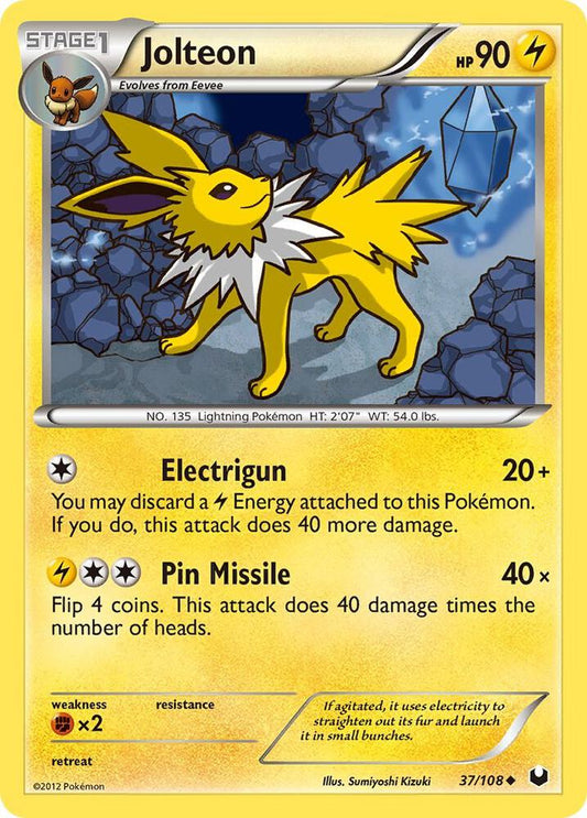 Pokemon Jolteon 37/108 Dark Explorers