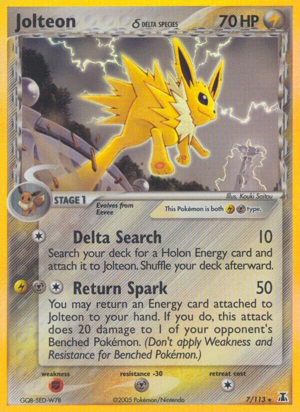 Pokemon Jolteon δ 7/113 Delta Species