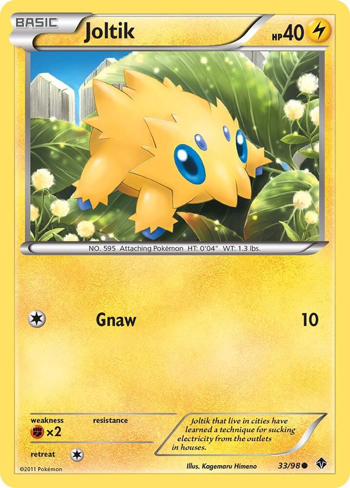 Pokemon Joltik 33/98 Emerging Powers