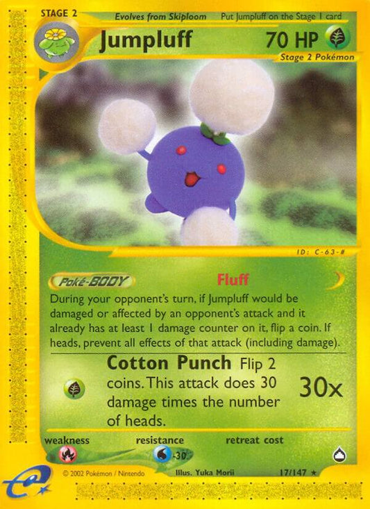 Pokemon Jumpluff 17/147 Aquapolis