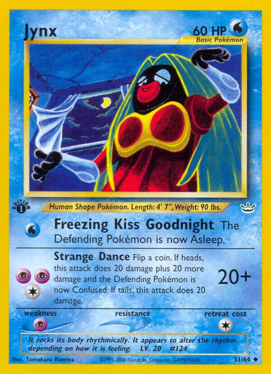 Pokemon Jynx 31/64 Neo Revelation