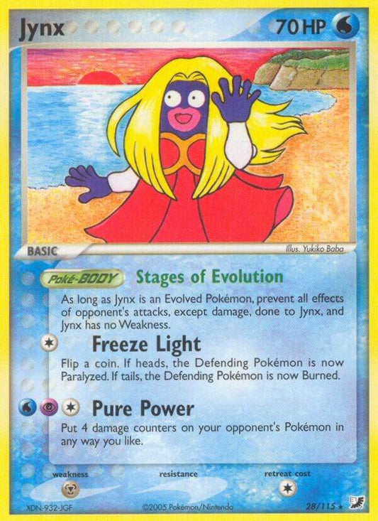 Pokemon Jynx 28/115 Unseen Forces