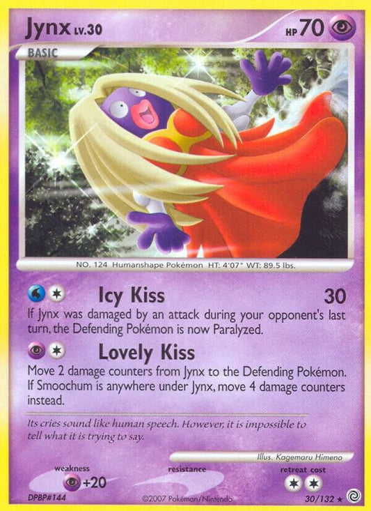 Pokemon Jynx 30/132 Secret Wonders