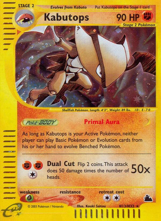 Pokemon Kabutops H13/144 Skyridge