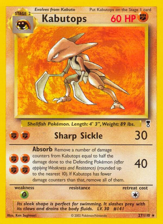 Pokemon Kabutops 27/110 Legendary Collection