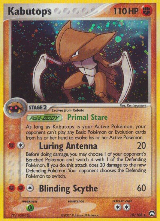 Pokemon Kabutops 10/108 Power Keepers