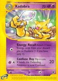 Pokemon Kadabra 84/165 Expedition Base Set
