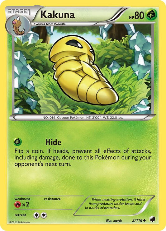 Pokemon Kakuna 2/116 Plasma Freeze