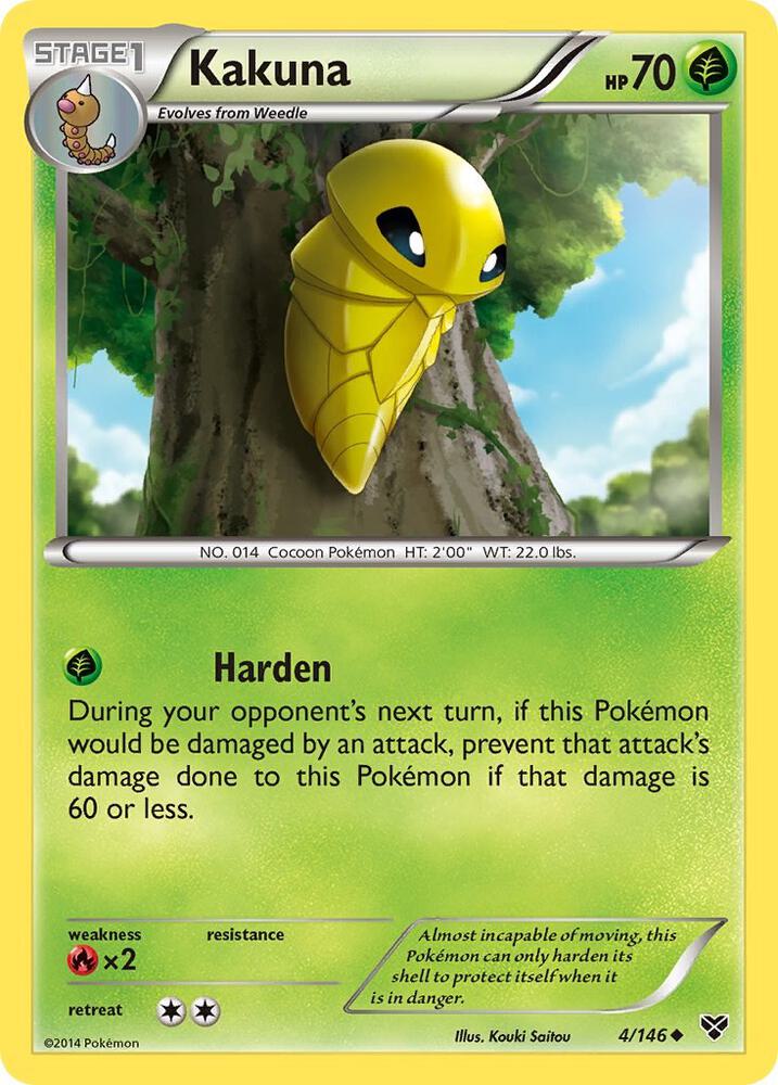Pokemon Kakuna 4/146 XY