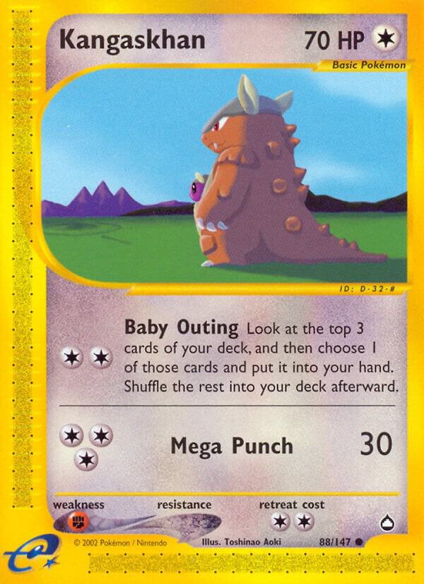 Pokemon Kangaskhan 88/147 Aquapolis