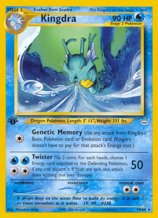 Pokemon Kingdra 19/64 Neo Revelation