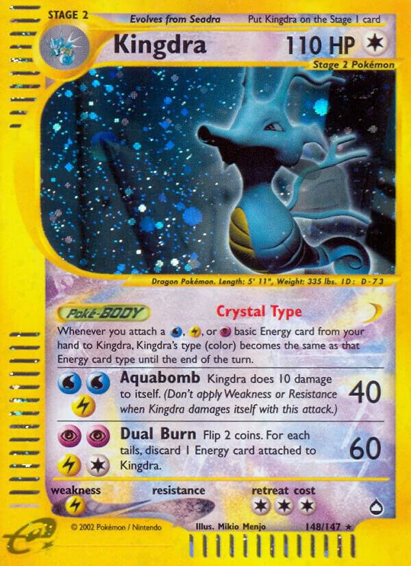 Pokemon Kingdra 148/147 Aquapolis