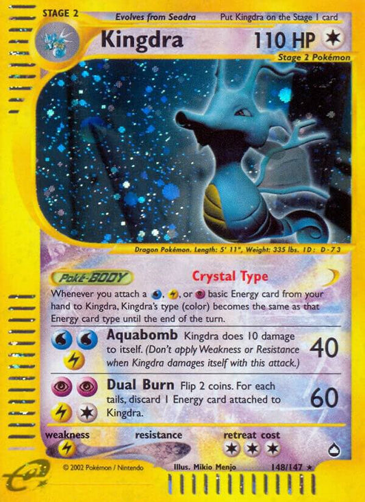 Pokemon Kingdra 148/147 Aquapolis