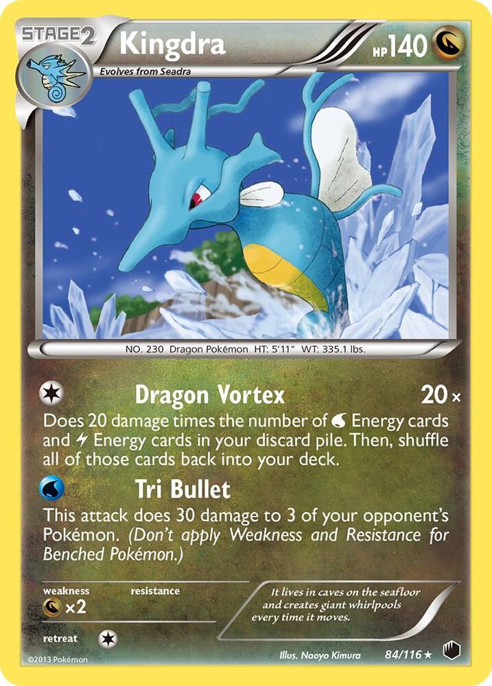 Pokemon Kingdra 84/116 Plasma Freeze