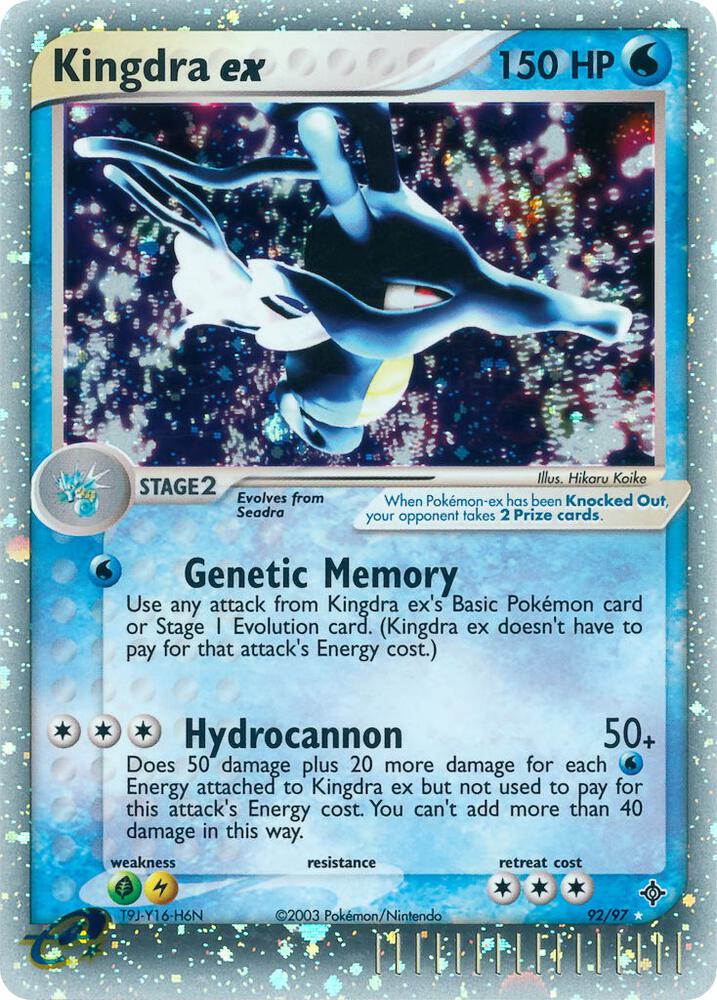 Pokemon Kingdra Ex 92/100 Dragon