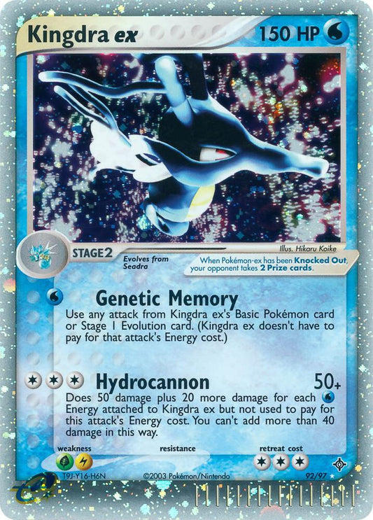 Pokemon Kingdra Ex 92/100 Dragon