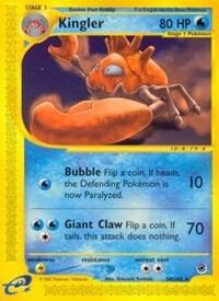 Pokemon Kingler 50/165 Expedition Base Set