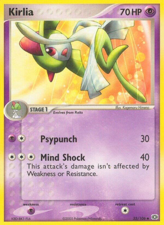 Pokemon Kirlia 33/106 Emerald