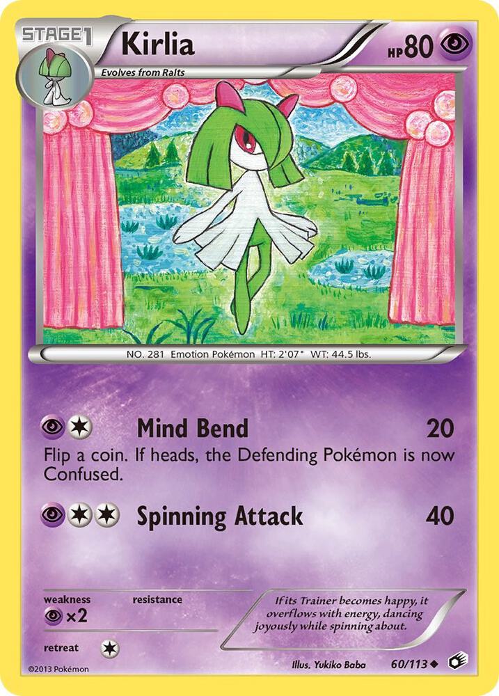 Pokemon Kirlia 60/113 Legendary Treasures