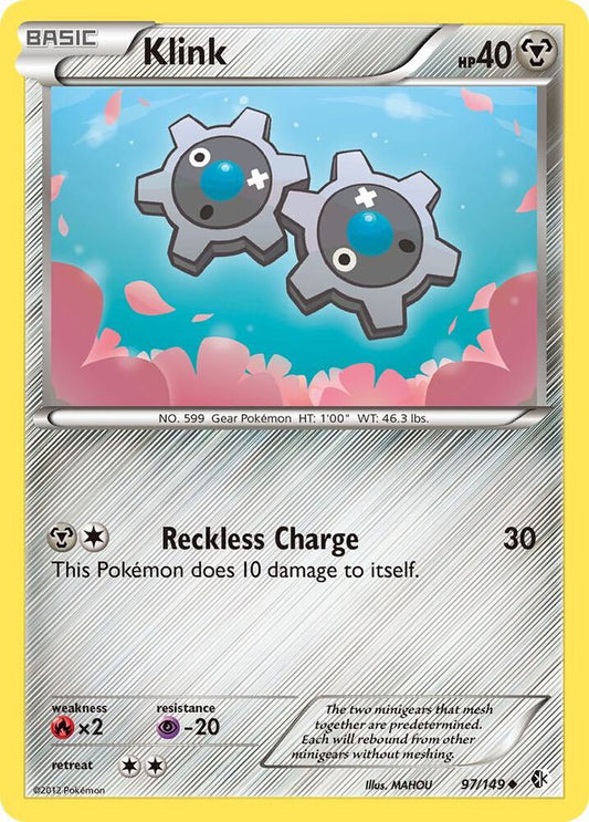 Pokemon Klink 97/149 Boundaries Crossed